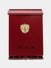 Почтовый ящик Союз без замка бордовый