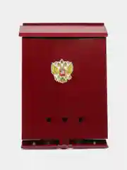 Почтовый ящик Союз без замка бордовый