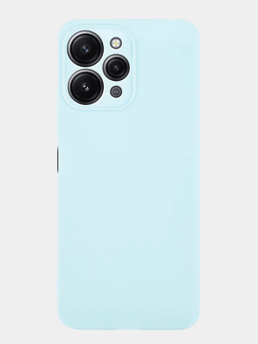 Ледяной чехол для Xiaomi Redmi 12 силиконовый BROSCORP матовый, тонкий, с бортиком-защитой камер