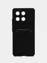 Чехол для Poco X6 Pro 5G (Поко Х6 Про ), с карманом для карт