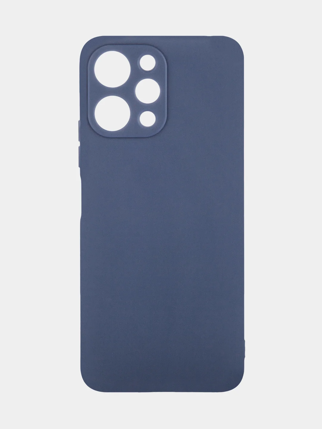 Ледяной чехол для Xiaomi Redmi 12 силиконовый BROSCORP матовый, тонкий, с бортиком-защитой камер