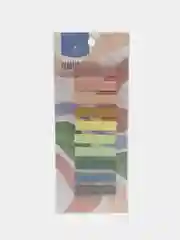 Закладки клейкие пластиковые LOREХ PLASTIC SIMPLE 10 цветов по 20 листов