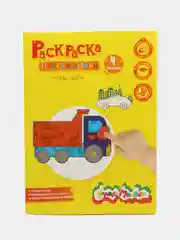 Раскраска пластилином Биб- Биб А4