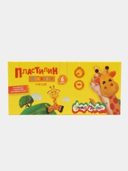 Пластилин восковой Каляка-Маляка 6 цветов 90 г, со стеком