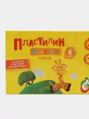 Пластилин восковой Каляка-Маляка 6 цветов 90 г, со стеком