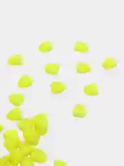 Силиконовая кукуруза не ароматизированная плавающая LION BAITS желтая 10х7мм 30гр