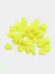 Силиконовая кукуруза не ароматизированная плавающая LION BAITS желтая 10х7мм 30гр