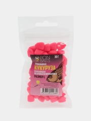 Силиконовая кукуруза не ароматизированная плавающая LION BAITS розовая 10х7мм 30гр