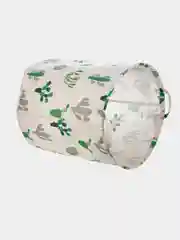 Зеленый бельевая корзина КАРТОФАН складная, тканевая для хранения вещей, игрушек, одежды, белья