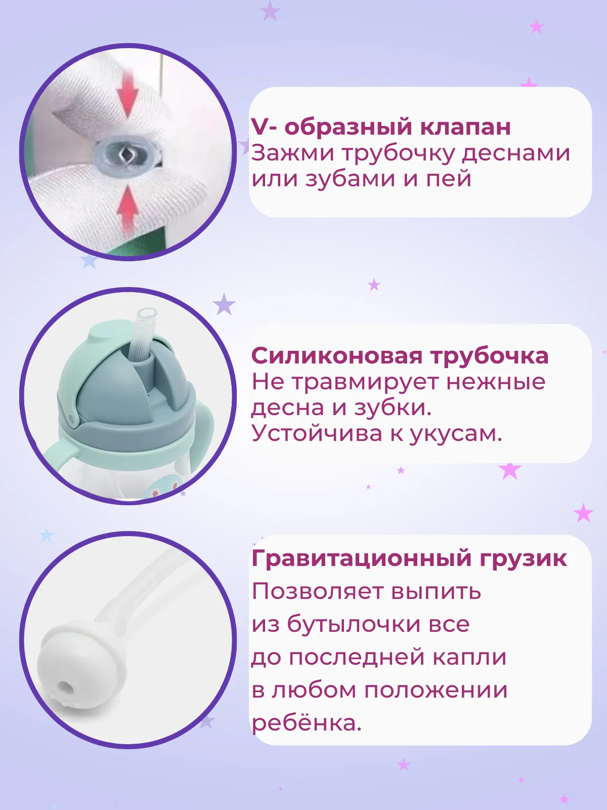 Мятный бутылка детская, бутылочка детская с трубочкой, поильник непроливайка, 250 и 350 мл