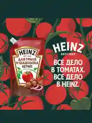 Кетчуп HEINZ Шашлычный, для гриля, 320 г
