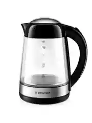 Серебряный чайник электрический BRAYER BR1012BK 1.7л / 1058BR-BK 2л