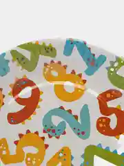 Разноцветный тарелки бумажные одноразовые, диаметр 180 230 мм, упаковка 6 шт