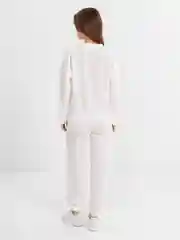 Белый женский спортивный костюм