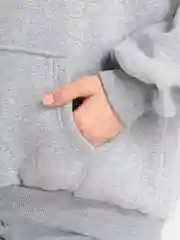 Серый худи женское на флисе