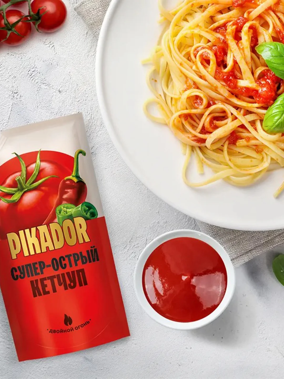 Кетчуп томатный PIKADOR Супер-острый, 500 г