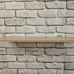 Горчичный полка настенная из ЛДСП