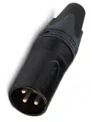 Кабельный разъем XLR male Black, комплект 4 шт