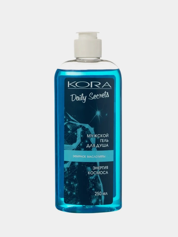 Мужской гель для душа KORA Daily Secrets "Энергия космоса", 250 мл