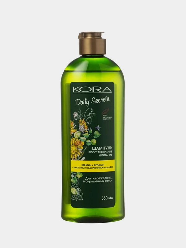 Шампунь KORA Daily Secrets "Восстановление и питание", 350 мл