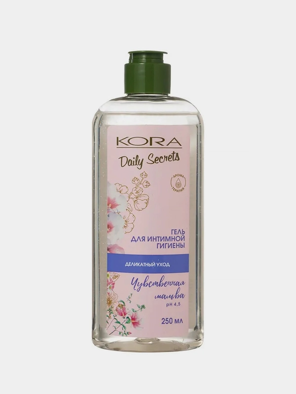 Гель для интимной гигиены KORA Daily Secrets "Чувственная мальва", 250 мл