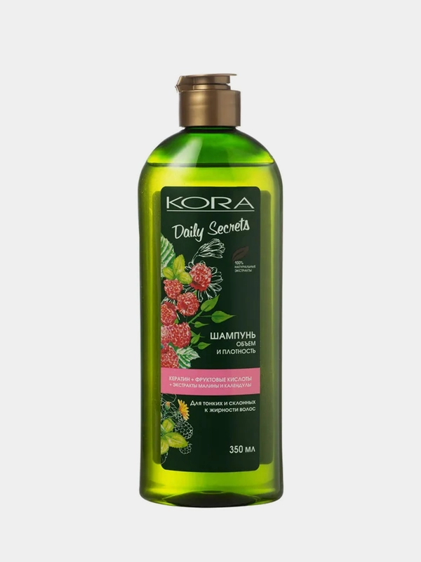 Шампунь KORA Daily Secrets "Объем и плотность", 350 мл