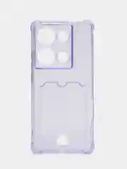 Лавандовый чехол для Xiaomi Redmi Note 13 Pro 4G/Poco M6 Pro 4G (Редми Нот 13 Про/Поко М6) с карманом