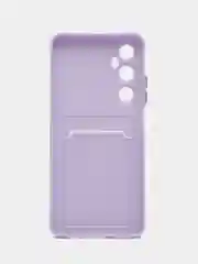 Лавандовый чехол для Realme C65 (Реалми С65), с карманом для карт
