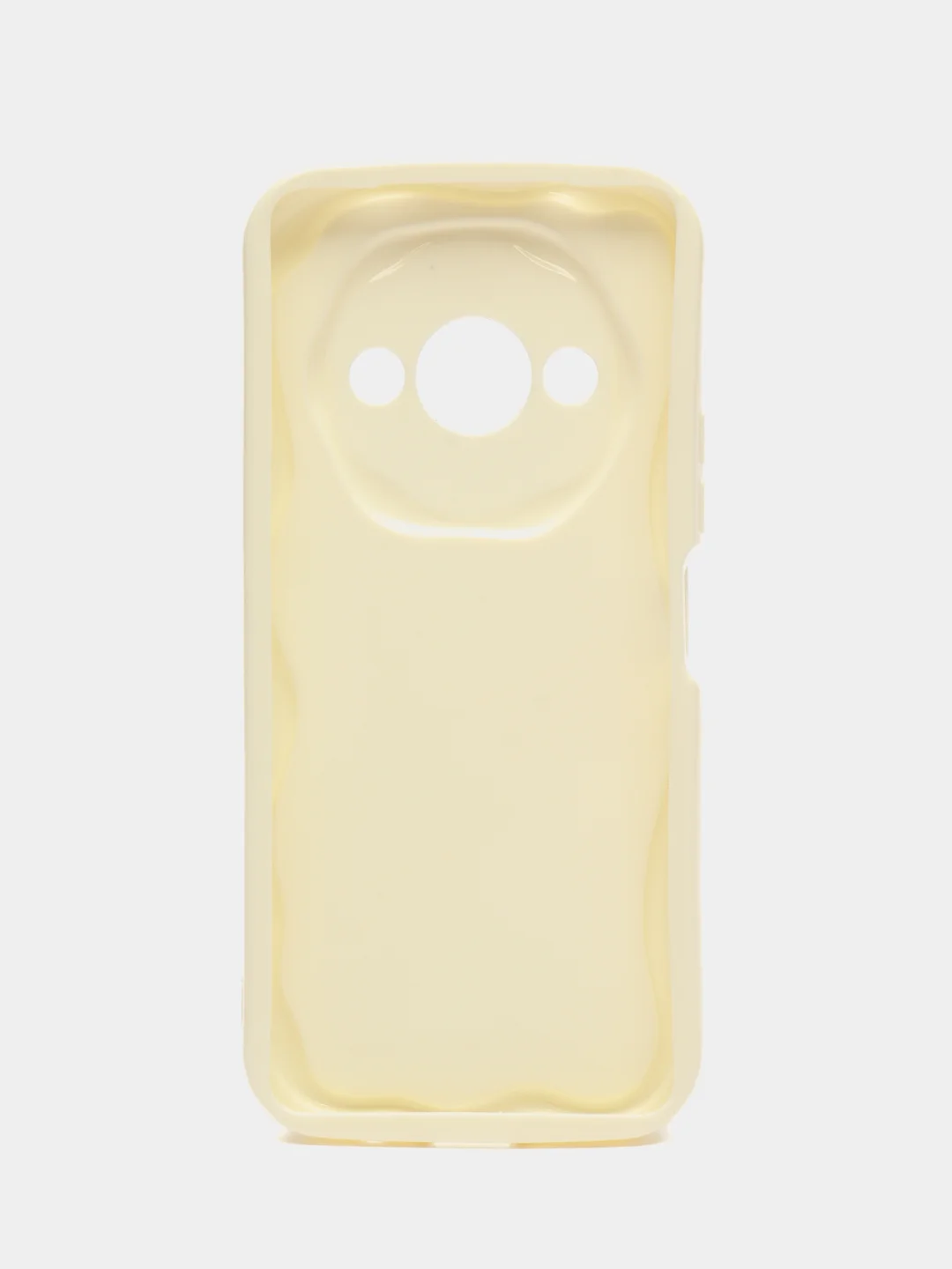 Молочный чехол для Xiaomi Redmi A3/Poco C61 (Сяоми Редми А3/Поко С61), прозрачный, противоударный