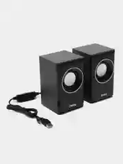Черный колонки компьютерные 2.0, Dialog Stride AST-15UP, 6W RMS