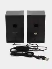 Черный колонки компьютерные 2.0, Dialog Stride AST-15UP, 6W RMS