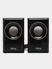 Черный колонки компьютерные 2.0, Dialog Stride AST-15UP, 6W RMS