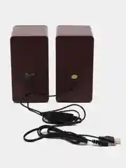 Коричневый колонки компьютерные Dialog Stride AST-20UP