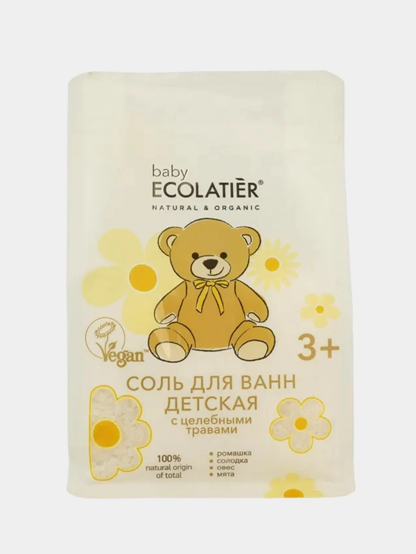 Соль для ванны ECOLATIER GREEN, детская, 600 г