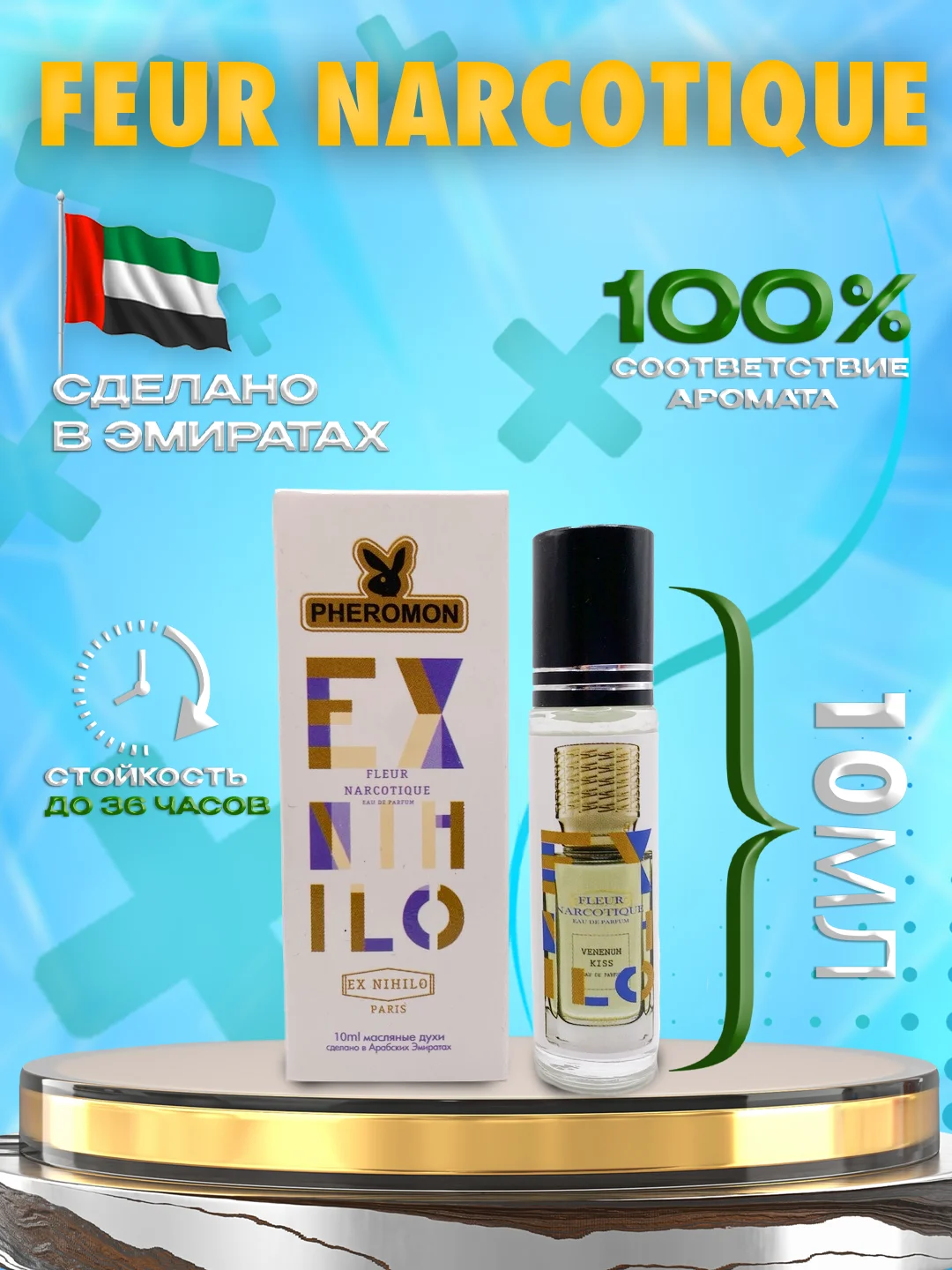 Белый духи масляные по мотивам, 10ml