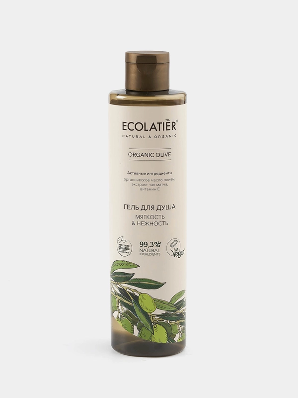 Гель для душа ECOLATIER GREEN Мягкость & Нежность ORGANIC OLIVE, 350 мл