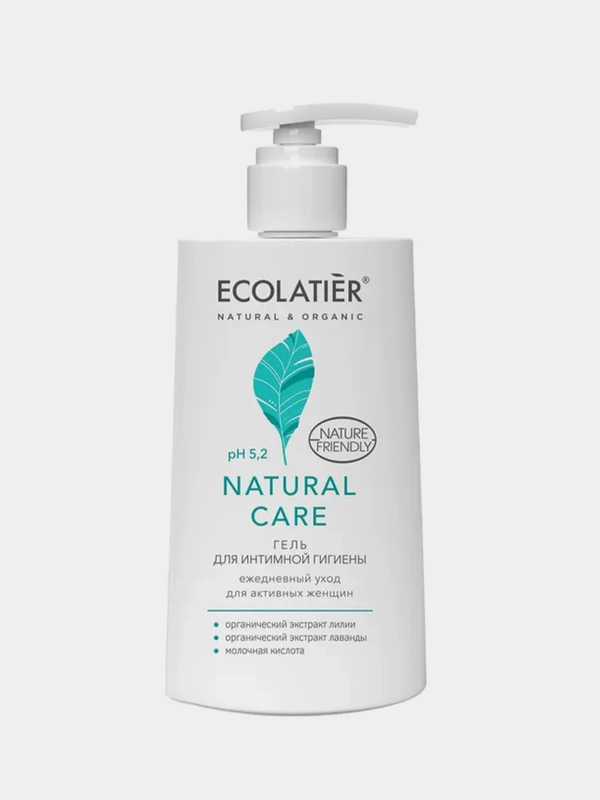 Гель для интимной гигиены ECOLATIER Natural Care "Ежедневный уход", 250 мл