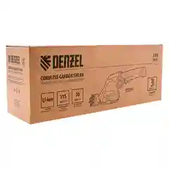 Ножницы-кусторез аккумуляторные G411 с акк, 3.6В Li-Ion 1.5 Ач, Denzel, 96817