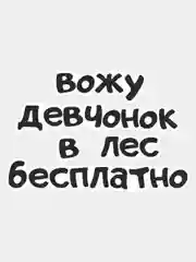 Наклейка надпись на автомобиль стекло кузов мото "вожу девчонок в лес бесплатно" мотоцикл