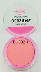 Кораллово-розовый румяна матовые для лица BLUSH ME
