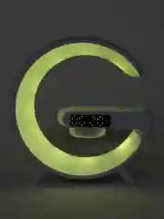 Колонка bluetooth, светильник, часы, будильник, беспроводная зарядка, G63