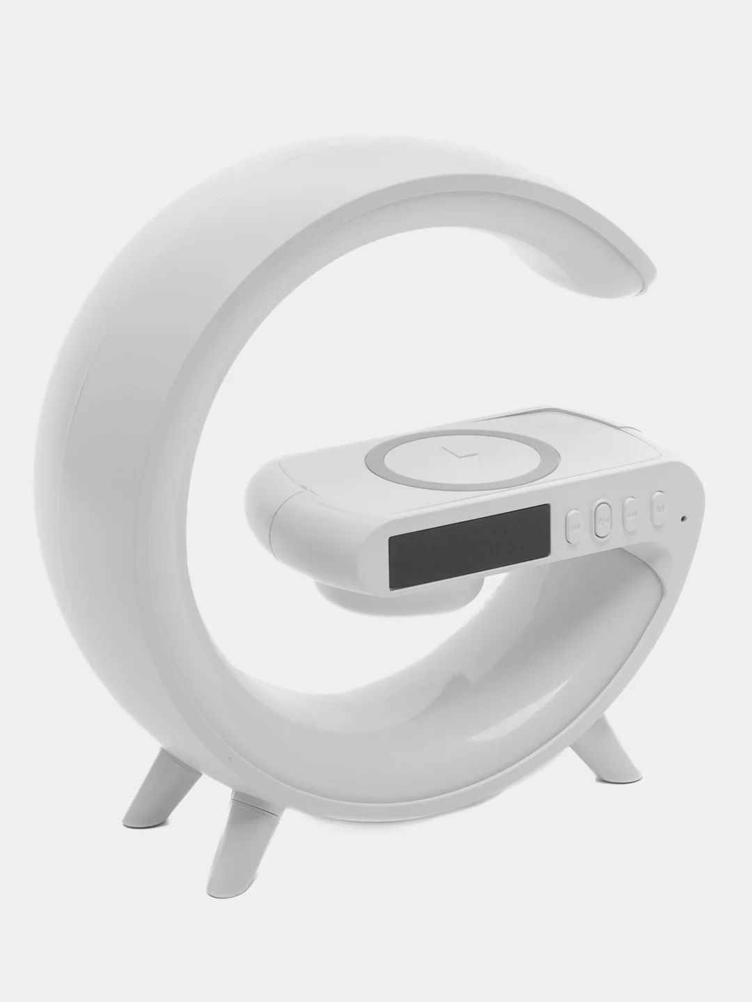 Колонка bluetooth, светильник, часы, будильник, беспроводная зарядка, G63