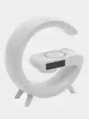 Колонка bluetooth, светильник, часы, будильник, беспроводная зарядка, G63