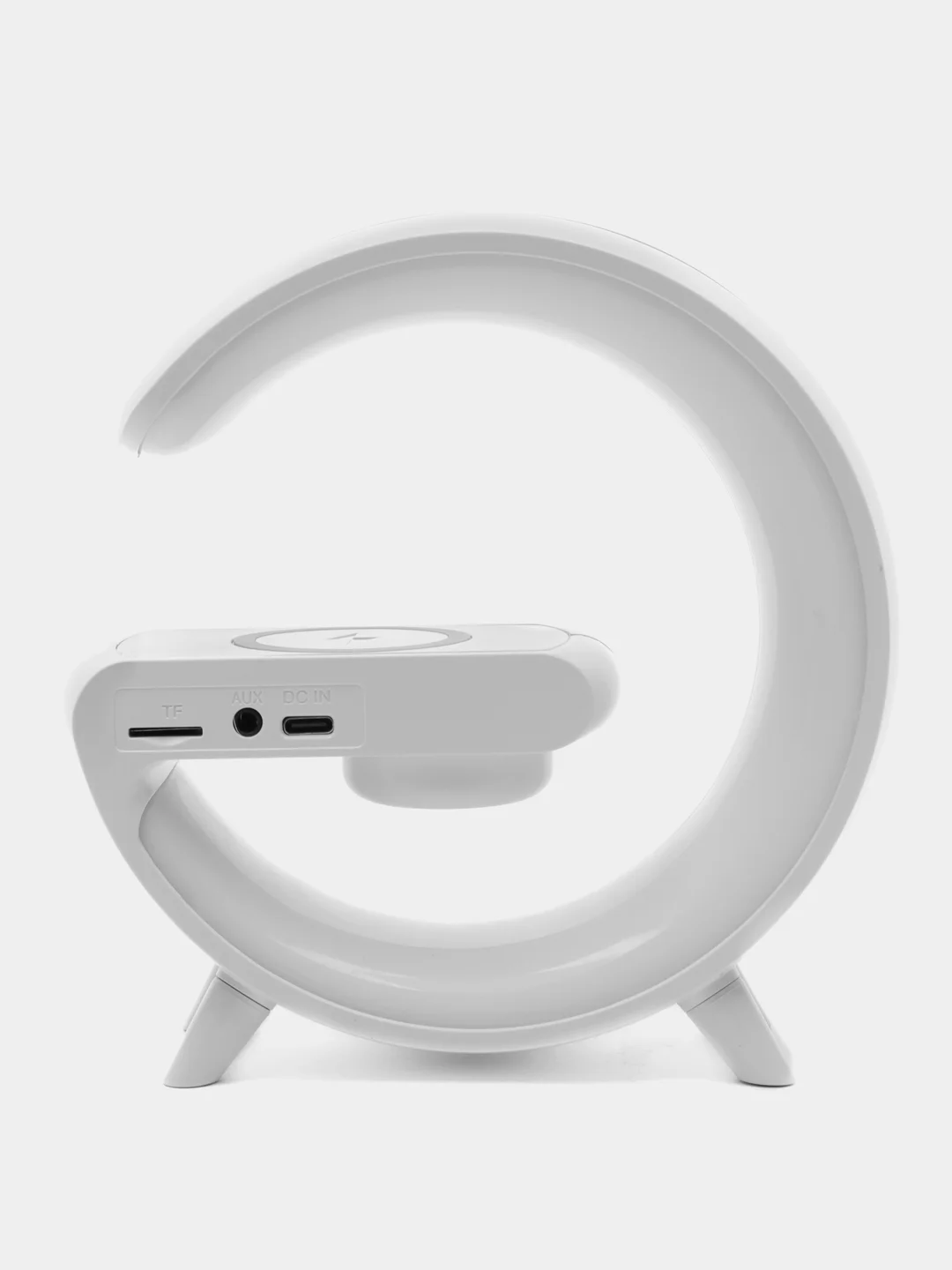 Колонка bluetooth, светильник, часы, будильник, беспроводная зарядка, G63