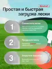 Головка триммерная Garden М10х1,25FLH левая Tap-n-go
