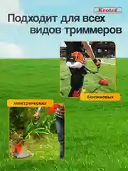 Головка триммерная Garden М10х1,25FLH левая Tap-n-go
