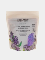 Соль для ванны ECOLATIER GREEN Антистресс, 600 г