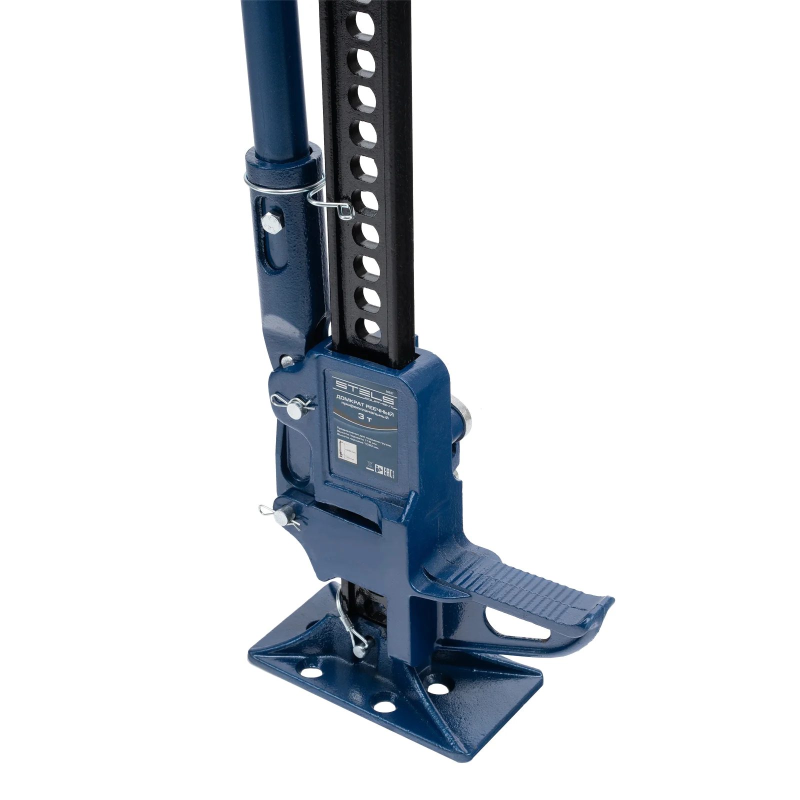 Домкрат реечный, профессиональный, 3 т, 115-1030 мм, High Jack, STELS, 50527