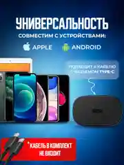 Блок питания для зарядки мобильных устройств Type C 3 Ампера для быстрой зарядки телефона