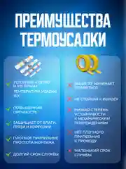 Набор термоусадочных трубок 250 штук в пластиковом кейсе